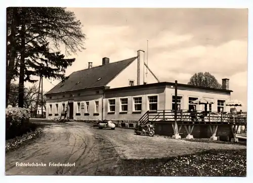 Ak Fichtelschänke Friedersdorf DDR 1968 Fernruf Neusalza Spremberg