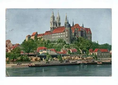 Ak Meissen Königliche Albrechtburg und Dom