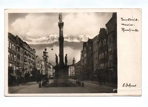 Ak Jenbach 1929 Denkmal Österreich