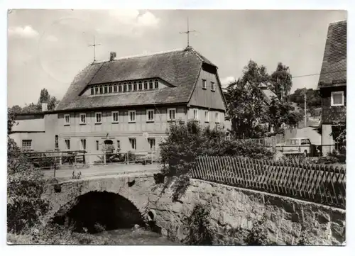 Ak Eibau Kreis Löbau 1980 DDR Haus Brücke