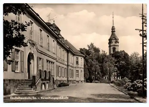 Ak Großschweidnitz Sachsen Verwaltungsgebäude DDR 1970