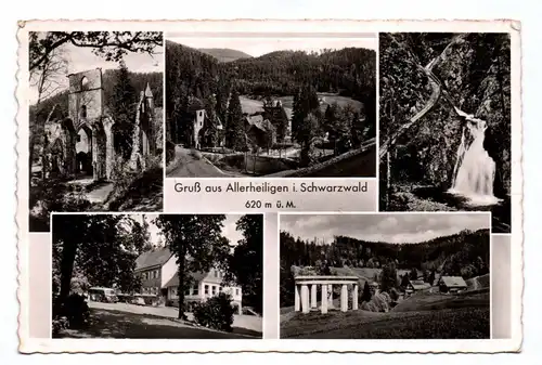 Ak Gruß aus Allerheiligen im Schwarzwald DDR
