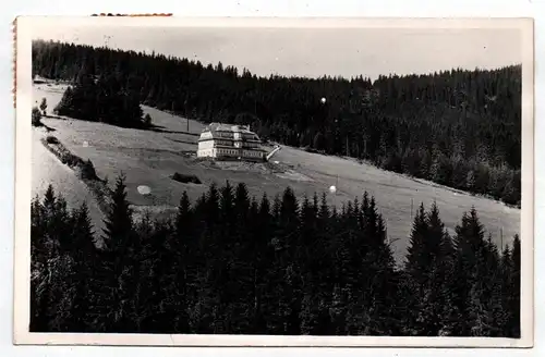 Foto Ak Neue Adolf Baude Lenzenberg Petzer Riesengebirge 1935