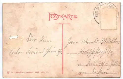 Ak Bad Flinsberg von Villa Zauberblick Schlesien Isergebirge 1906