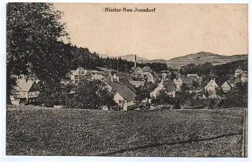 Ak Nieder Neu Jonsdorf Zittauer Gebirge Oberlausitz um 1910