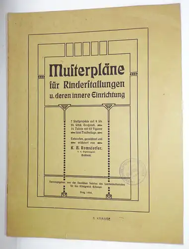 Musterpläne für Rinderstallungen 1908 Rinder Kuhstall Architektur 