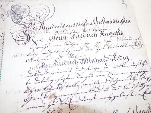 Weickersdorf Bischofswerda ab 1818 Konvolut Handschriftliche Akten