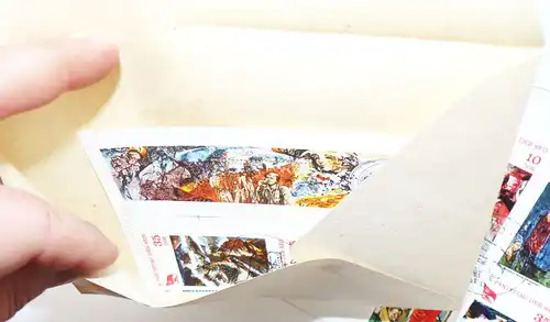 SED Auszeichnung X Parteitag der SED Fotografien Ersttagsbriefe Briefmarken