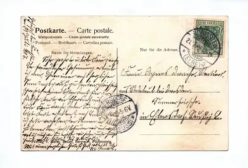 Ak Besteigung der Barbarine Pfaffenstein Sächsische Schweiz April 1906