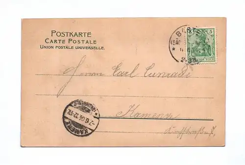 Ak Basteibrücke Steinschleuder Bastei Sächsische Schweiz 1904
