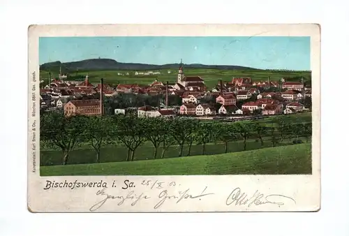 Ak Bischofswerda in Sachsen 1903