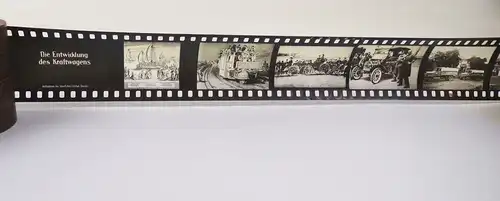 Alter Rollfilm Die Entwicklung des Kraftwagen Drei Ring Bildschau Diafilm 