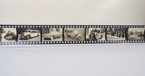 Alter Rollfilm Die Entwicklung des Kraftwagen Drei Ring Bildschau Diafilm 
