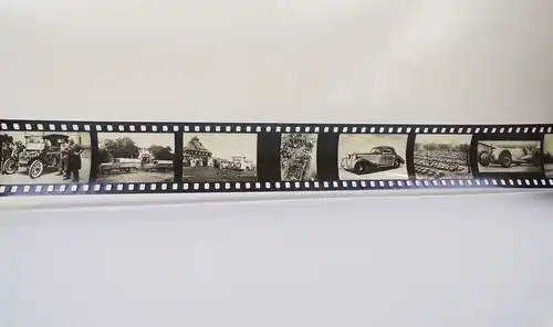 Alter Rollfilm Die Entwicklung des Kraftwagen Drei Ring Bildschau Diafilm 