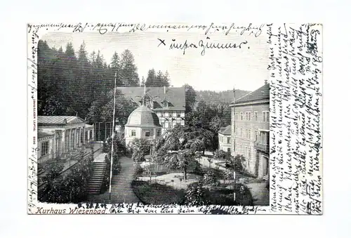 Ak Kurhaus Wiesenbad 1904 Annaberg-Buchholz