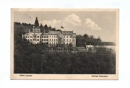 Ak Gera Reuss Schloss Osterstein 1911