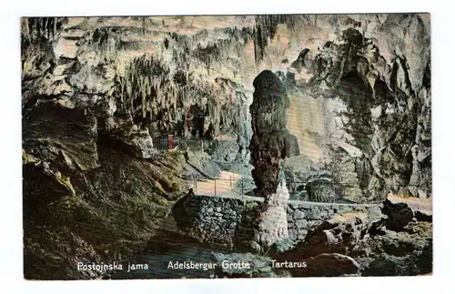 Ak Postojnska jama Adelsberger Grotte Slowenien 1909