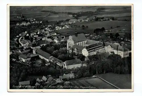 Ak Panschwitz bei Kamenz in Sachsen mit Kloster St. Marienstern 30er Jahre