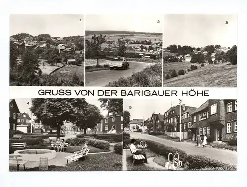 Ak Oberhain Kreis Rudolstadt Staatlich anerkannter Erholungsort DDR 