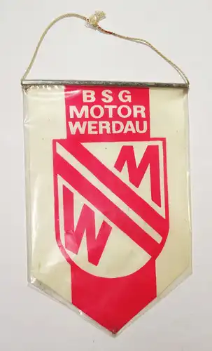 Wimpel BSG Motor Werdau DDR