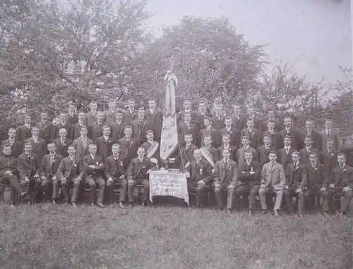 Großes Foto 30jähriges Stiftungsfest Jugendverein Großröhrsdorf 1911 Pappfoto !