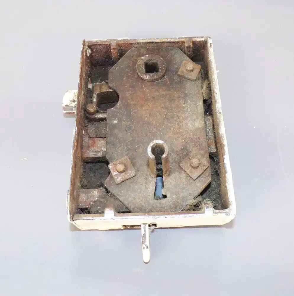 Altes Kastenschloss Türschloss Vintage 4