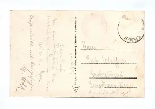 Ak Sächsische Schweiz Schwedenlöcher bei Rathen 1937