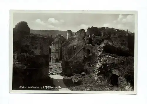 Ak Ruine Hardenburg im PfälzerwaldBlick vom Rugelturm Echtfoto Bad Dürkheim