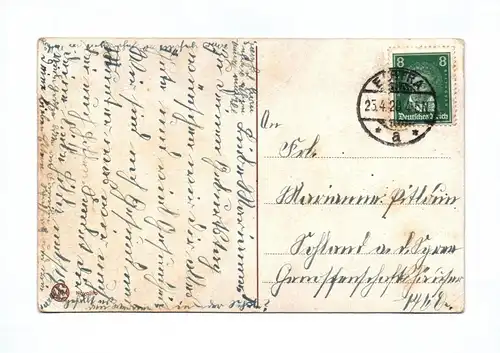 Ak Kinder unterm Sonnenschirm mit Blumen 1928 Glückwunsch Geburtstag