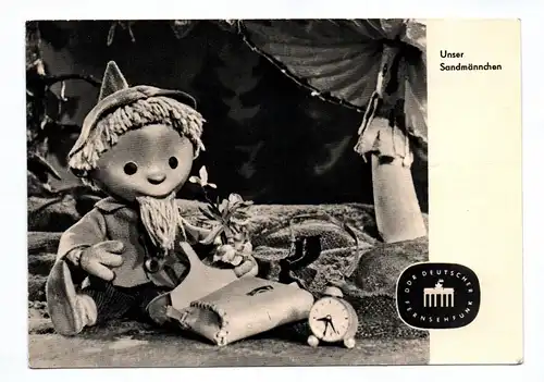 Ak DDR Echtfoto Unser Sandmännchen 1963 Sandmann im Wald