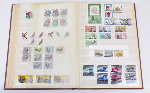 Briefmarken Sammlung Schwerpunkt DDR wenig BRD kaum Ausland 31 Alben