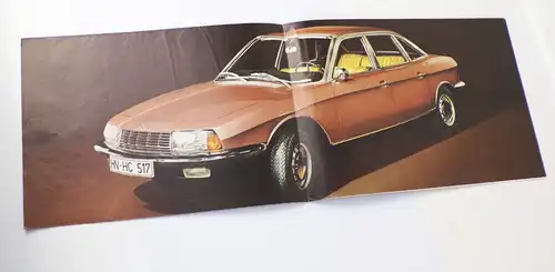 NSU Ro8 Prospekt Auto PKW 1980er youngtimer 