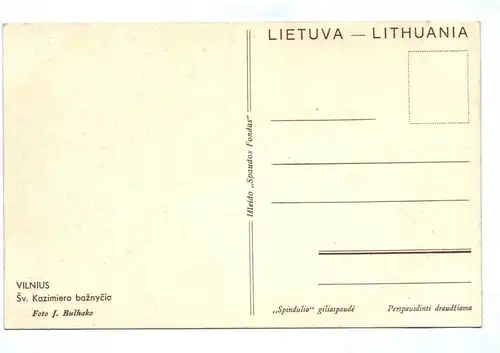 Ak Lietuva Lithuania Litauen Vilnius