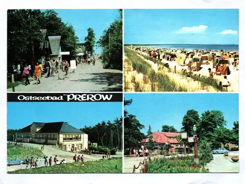 Ak Ostseebad Prerow DDR Strand Mecklenburg Vorpommern