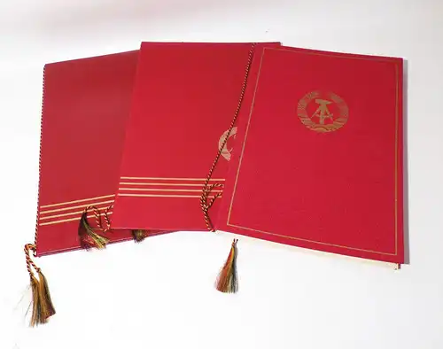 DDR Urkunden Nachlass Reichsbahn Greifswald 