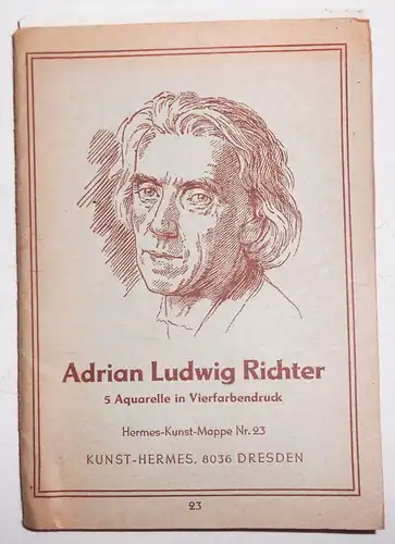 Adrian Ludwig Richter 5 Ak Ansichtskarten Mappe 1968 Vierfarbendruck (H2