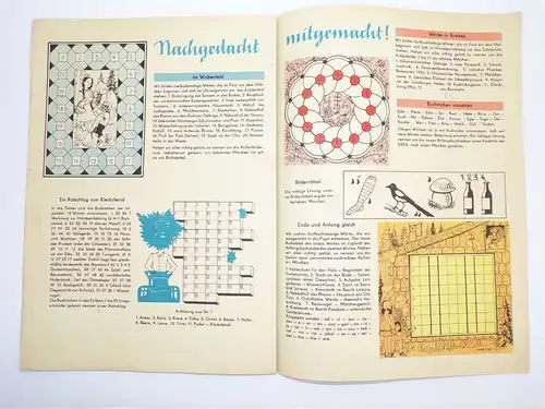 Atze 2 von 1957 Comic Kinderzeitschrift DDR