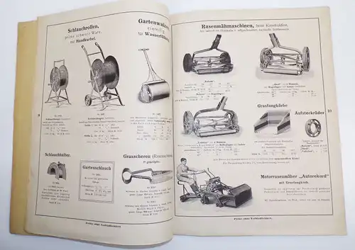 Vintage Katalog Belaco Garten Werkzeuge Säge Spaten Gartenmesser 1927