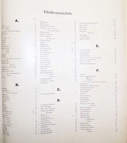 Belaco Katalog Werkzeuge 1925 Hobel Ziehmesser Lötlampe Zangen