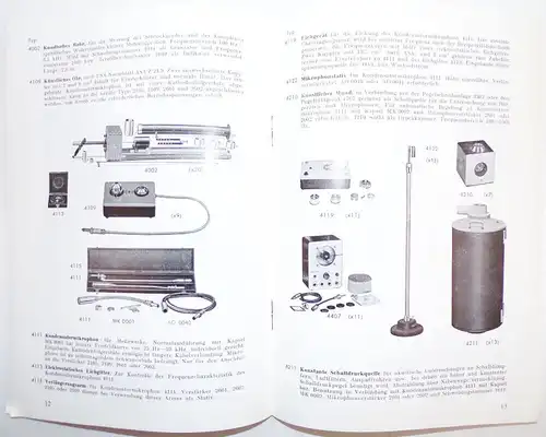 Brüel und Kjaer Katalog Anleitung 1957 Elektronische Messgeräte