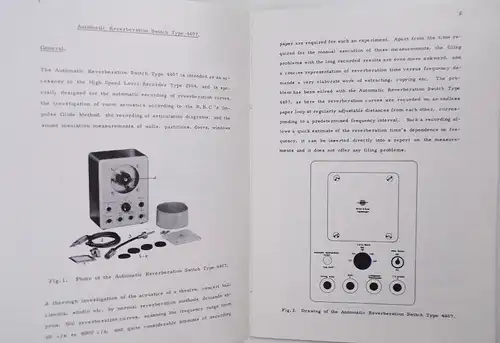 Brüel und Kjaer Katalog Anleitung 1957 Elektronische Messgeräte