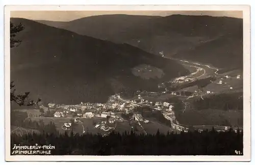 Foto Ak Spindlermühle Riesengebirge 1932