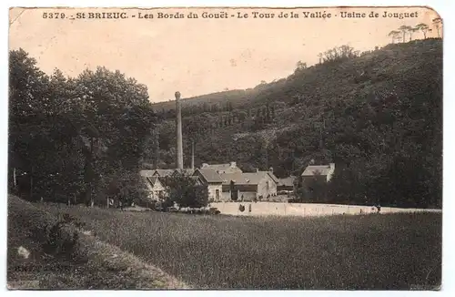 Ak St Brieuc Les Bords du Gouet Le Tour de la Vallee Usine de Jouguet 1917