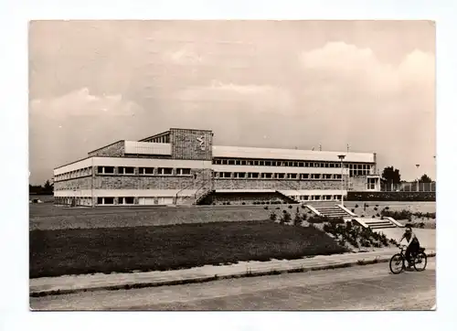 Ak Eilenburg Schwimmhalle DDR 1980