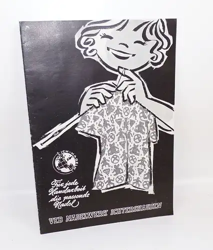 Nadelwerk Ichtershausen Prospekt Stricknadel Häkelnadel DDR Werbung