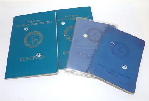 DDR Reisepass Personalausweis Dokumente 1987