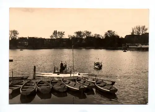 Ak Berlin Weißensee 1957 Der weiße See Echtfoto