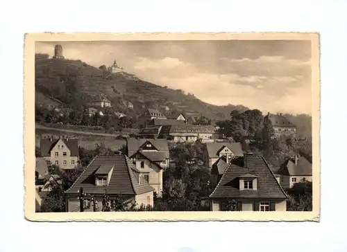 Ak DDR Radebeul Blick zum Spitzhaus