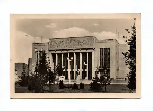 Ak Deutsche Sporthalle Berlin Stalinallee DDR 1954