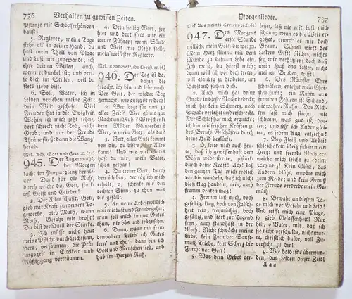 Christliche Religionsgesänge für Gottesverehrung 1815 Schneeberg Ledereinband